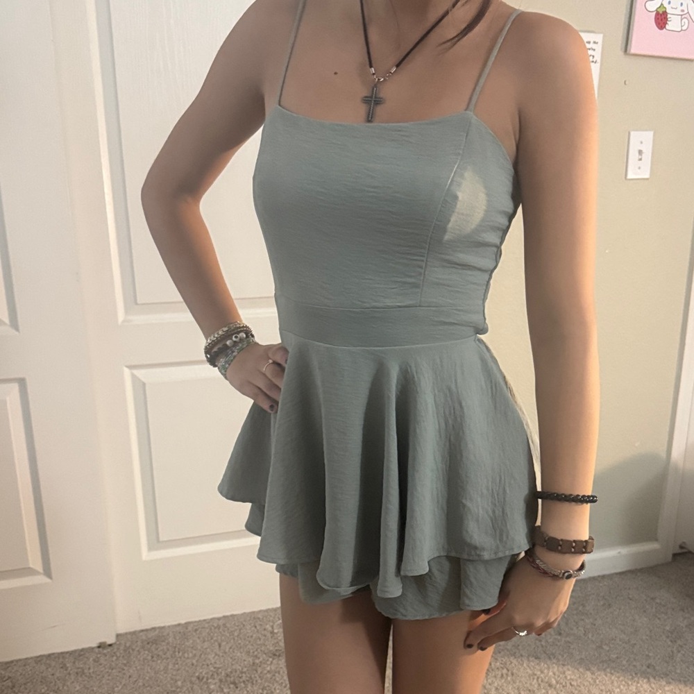 Windsor Sage color Mini Dress
